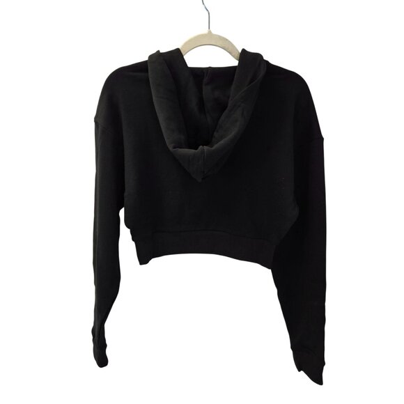 NWT WeWoreWhat Fleece Lined Half Zip Crop Hoodie Jacket Size XS - Picture 2 of 6